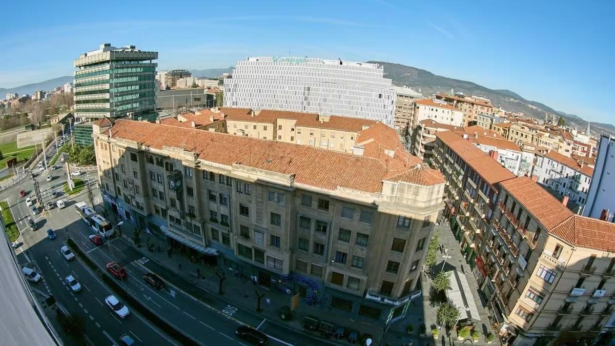 Vista general de la antigua estación de autobuses de Pamplona