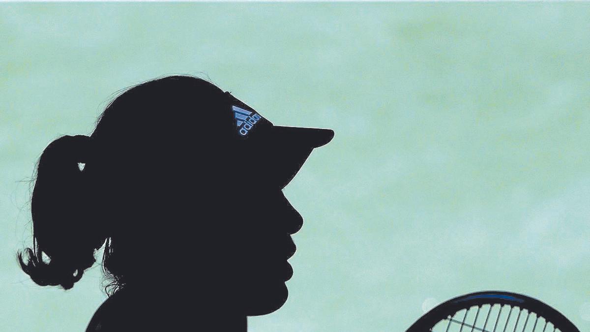 Garbiñe Muguruza, durante un partido del pasado US Open.