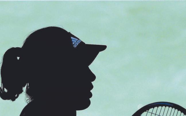 Garbiñe Muguruza, durante un partido del pasado US Open. Garbiñe Muguruza, durante un partido del pasado US Open.