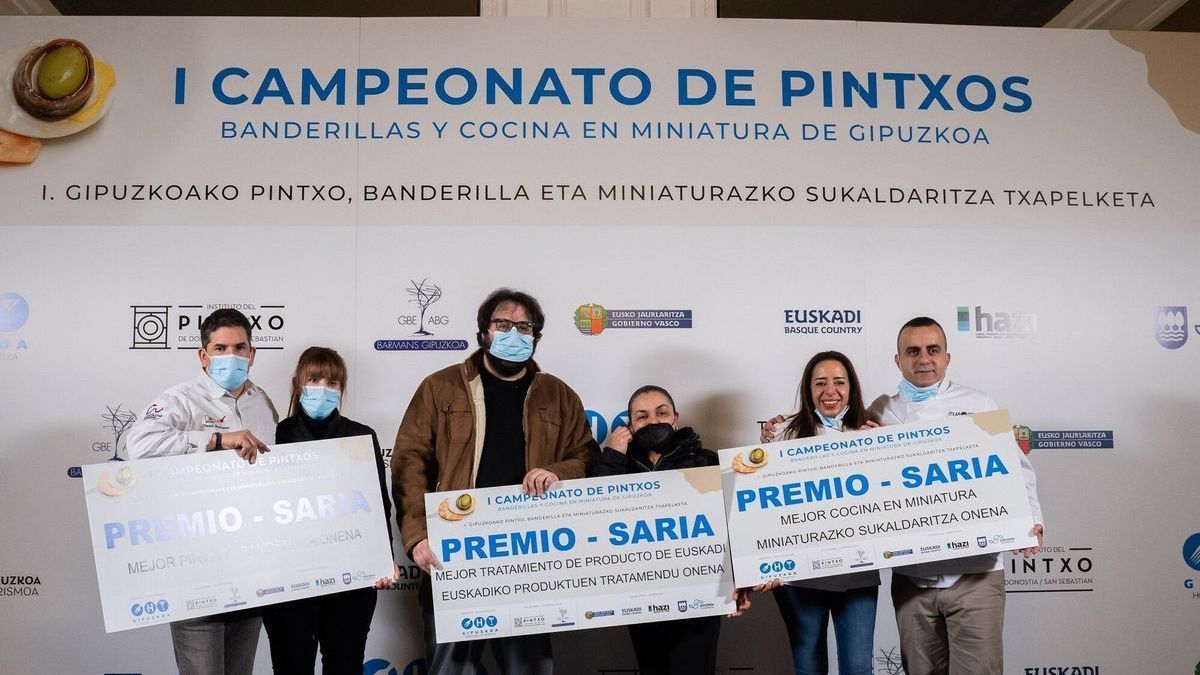 Los ganadores de las tres categorías del año pasado.