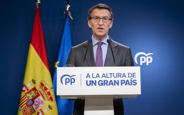 El presidente del Partido Popular, Alberto N&uacute;&ntilde;ez Feij&oacute;o.