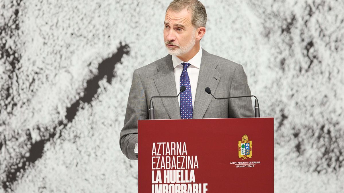 Felipe VI, interviene en el homenaje a Miguel Ángel Blanco.
