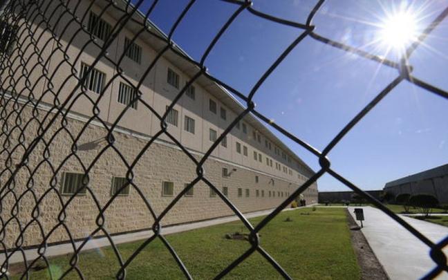 Patio de la c&aacute;rcel de Soto del Real.