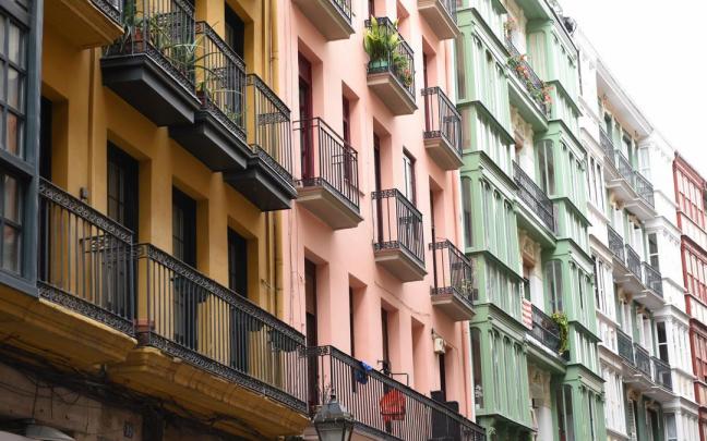 Varias viviendas de la capital vizcaina