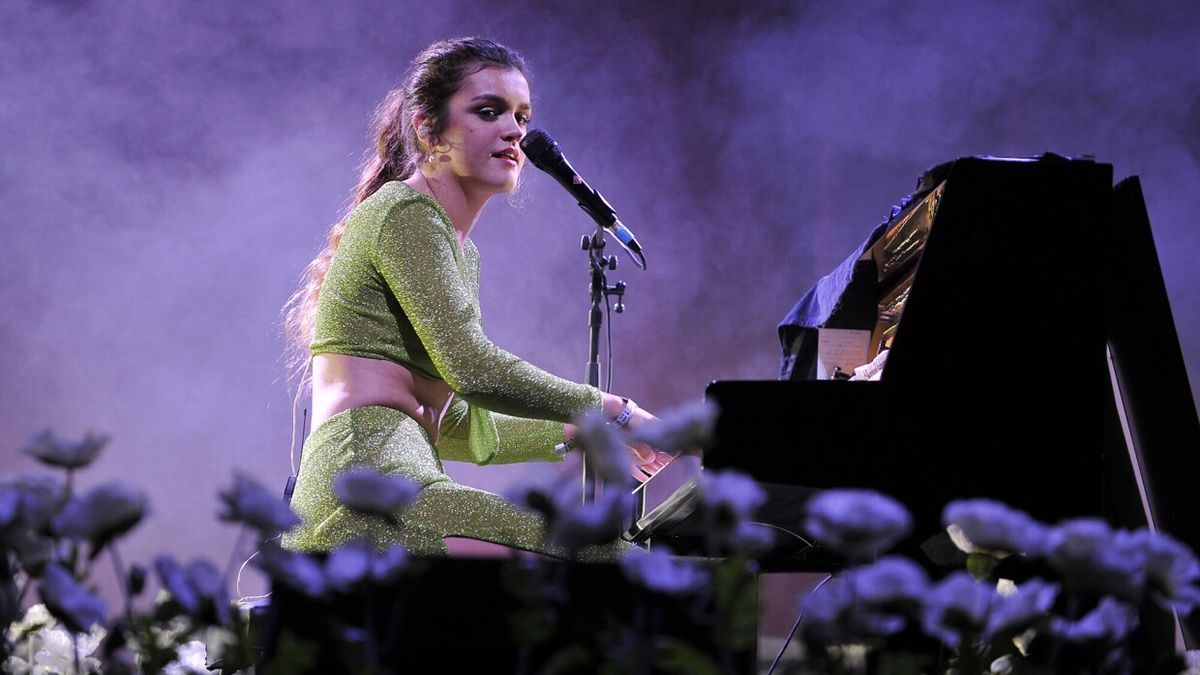 Amaia Romero, en una actuaci&oacute;n en el BEC de Barakaldo.