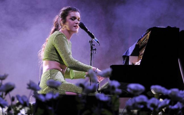 Amaia Romero, en una actuaci&oacute;n en el BEC de Barakaldo.