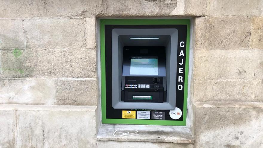 El nuevo cajero instalado en el Casco Viejo