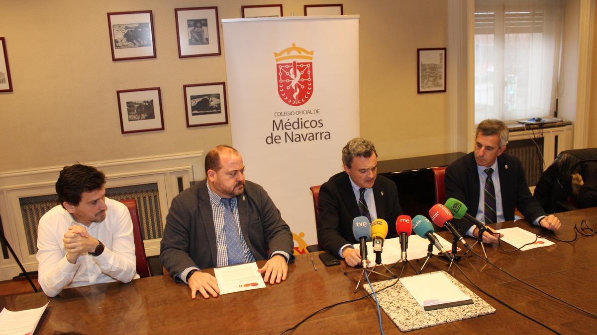 De izda a dcha: Carlos Beaumont, Julio Duart, Rafael Teijeira y Tomás Rubio.