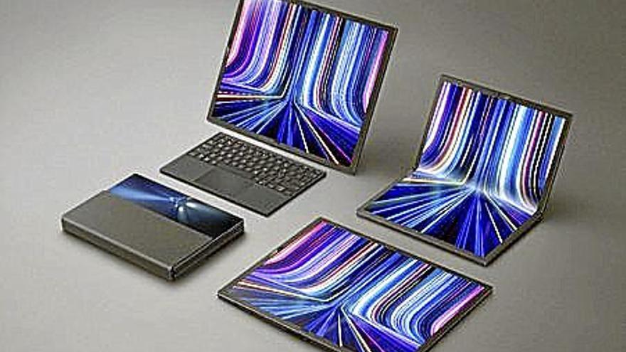 Asus y su Zenbook 17Fold, un portátil con pantalla flexible.
