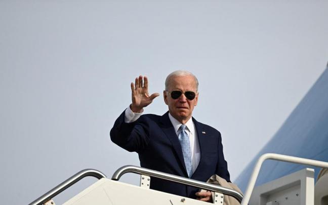 Biden parte en el Air Force One rumbo a El Paso.