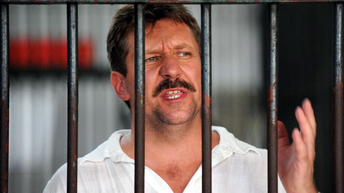 Viktor Bout en una imagen tomada en abril de 2008 en la cárcel