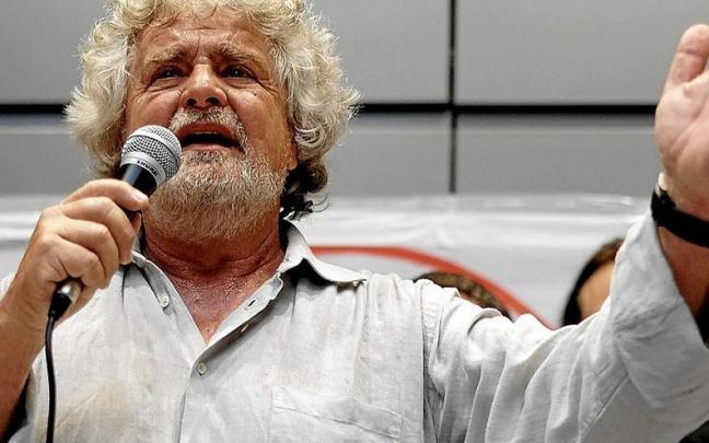 El cómico Beppe Grillo fundó en 2009 el Movimiento 5 Estrellas (M5S). | FOTO: AFP El cómico Beppe Grillo fundó en 2009 el Movimiento 5 Estrellas (M5S). | FOTO: AFP