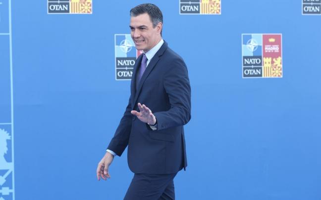 Pedro Sánchez, a su llegada a la segunda y última jornada de la Cumbre de la OTAN 2022. Pedro Sánchez, a su llegada a la segunda y última jornada de la Cumbre de la OTAN 2022.
