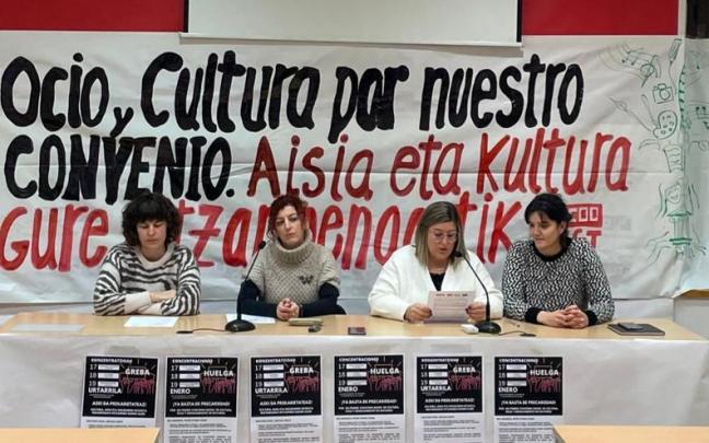 La huelga por el primer convenio en el sector de ocio, cultura y medioambiente de Navarra, convocada para martes, miércoles y jueves