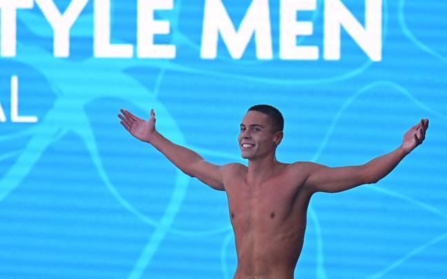 El nadador rumano David Popovici.