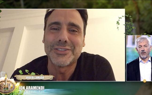 Carlos Sobera conecta con Ion Aramendi por videollamada en 'Conexión Honduras'. Carlos Sobera conecta con Ion Aramendi por videollamada en 'Conexión Honduras'.