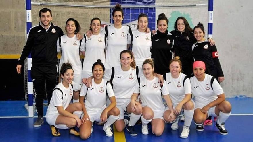 Equipo del Azkoyen de fútbol sala.