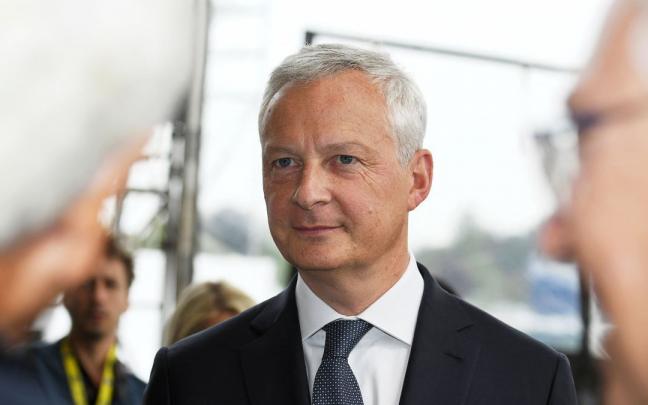 El ministro francés de Economía, Bruno Le Maire. El ministro francés de Economía, Bruno Le Maire.