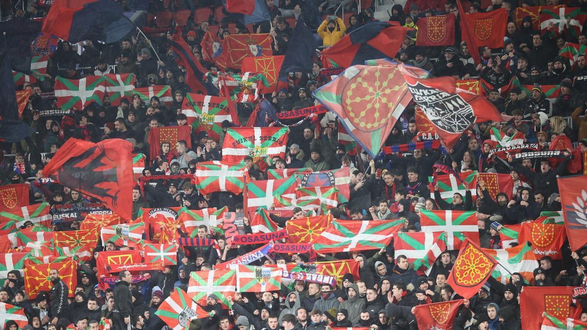 Osasuna-Sevilla, el impresionante ambiente en El Sadar