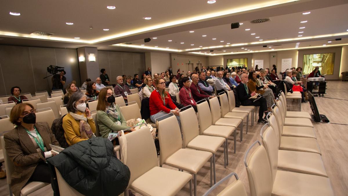 Asistentes al congreso organizado por la AECC dirigido a pacientes y familiares.