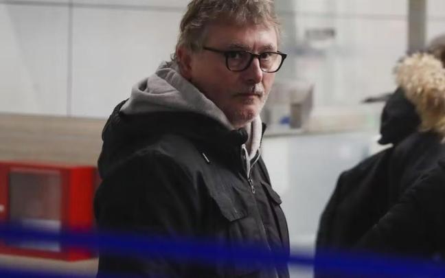 Andoni Luis Aduriz, a su llegada al juicio contra su sumiller por apropiación indebida