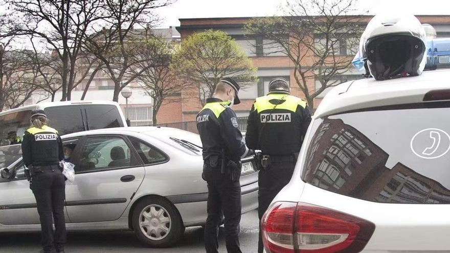 Control de la Policía Local de Gasteiz