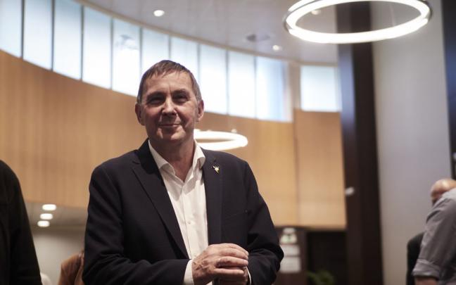 El coordinador general de EH Bildu, Arnaldo Otegi,.