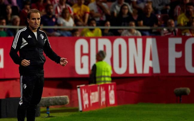 Jagoba Arrasate, en el partido ante el Girona.