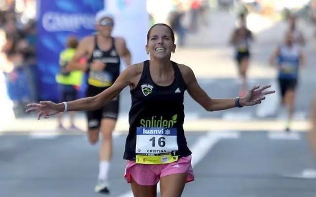Cristina Silva, ganadora de la Behobia 2022 Cristina Silva, ganadora de la Behobia 2022
