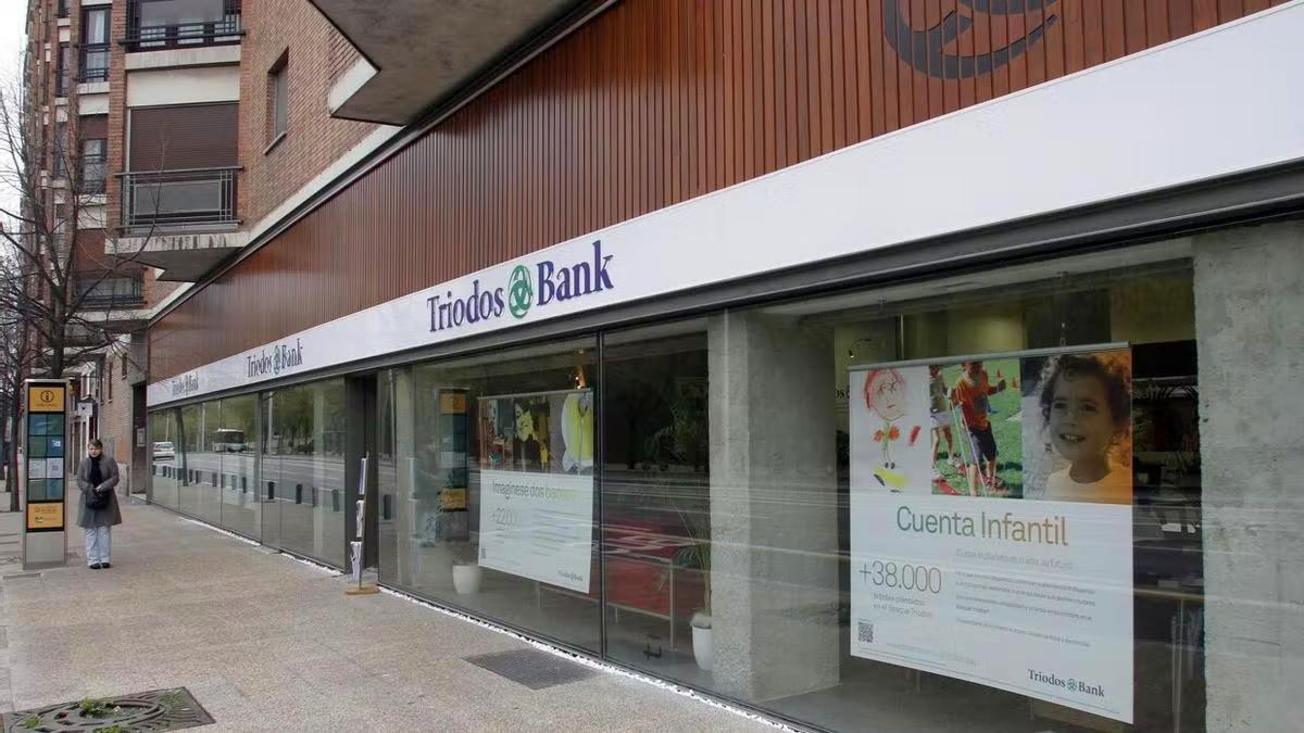 Antigua oficina de Triodos Bank en la Avenida del Ejército de Iruñea