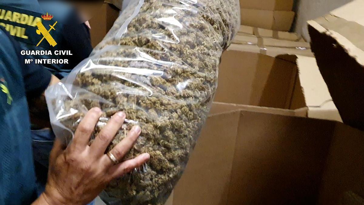 Una organización que presuntamente enviaba la droga, envasada al vacío, a distintos puntos del Estado y de Europa.