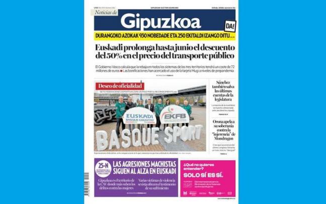 Portada 25 de noviembre.