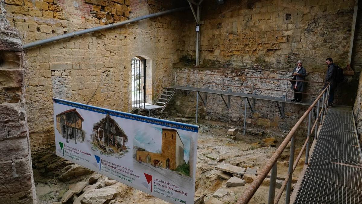 Interior del palacio de Zarautz de Getaria.