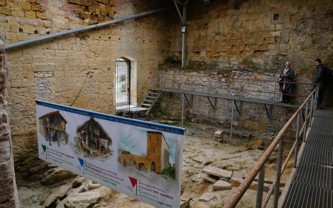 Interior del palacio de Zarautz de Getaria.