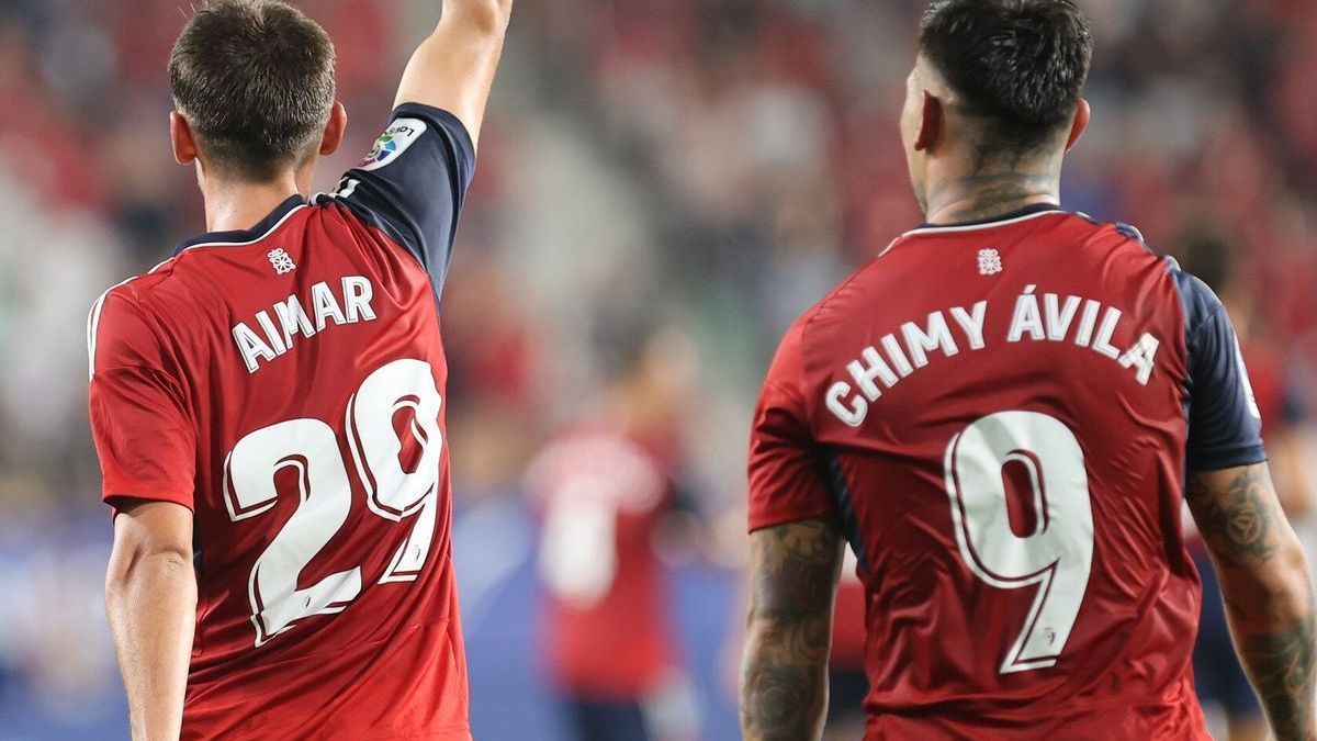 Aimar y el Chimy, goleadores de la noche.