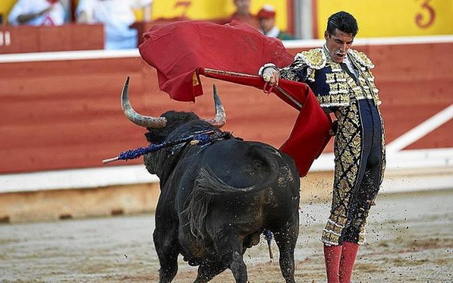 Alejandro Talavante volvía muchos años después para encontrarse con el lote más completo de la corrida. Foto: Iñaki Porto
