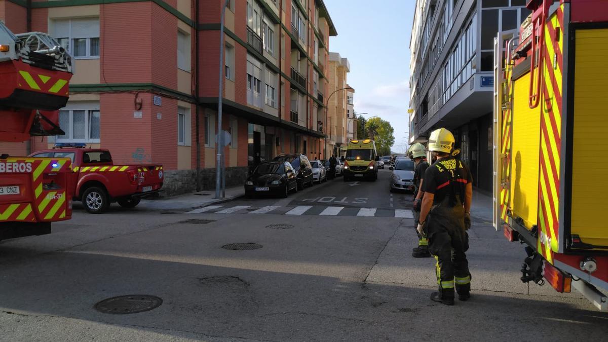 La pequeña ha sido trasladada en ambulancia al Hospital Universitario Marqués de Valdecilla.