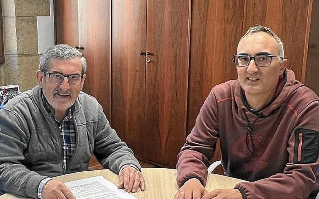 Jesus Mari Martiarena y Joxean Sánchez. | FOTO: N.G.