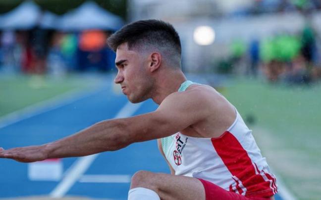 Iker Arozena, en una competici&oacute;n.