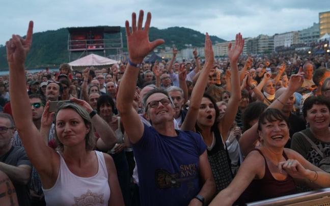 Público entregado en la anterior edición del Jazzaldia Público entregado en la anterior edición del Jazzaldia