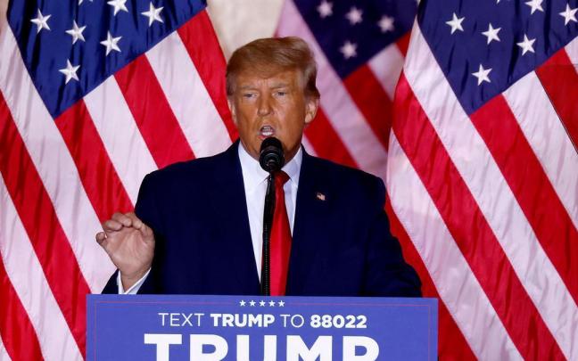 Donald Trump ha realizado el anuncio en su mansión de Florida.