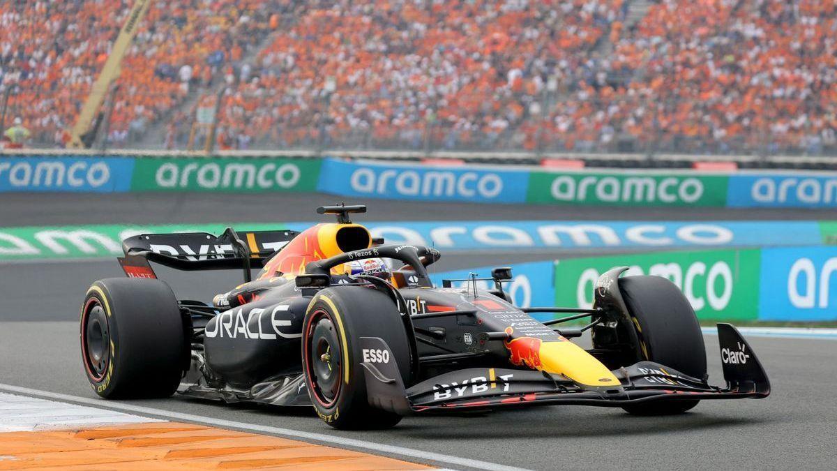 Verstappen durante el GP de los Países Bajos.