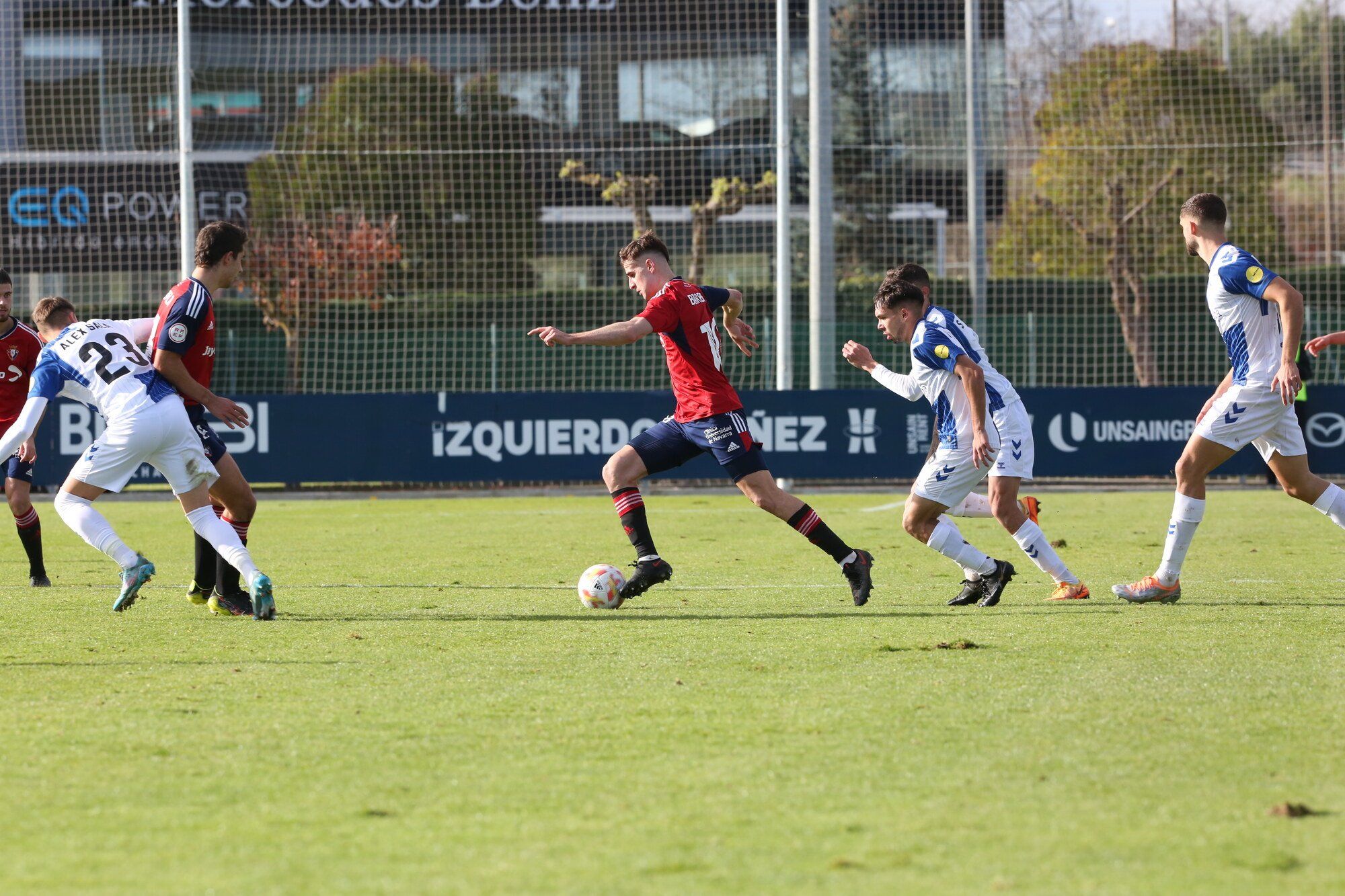 Barbero, que ha anotado el 2-0 en el minuto 51