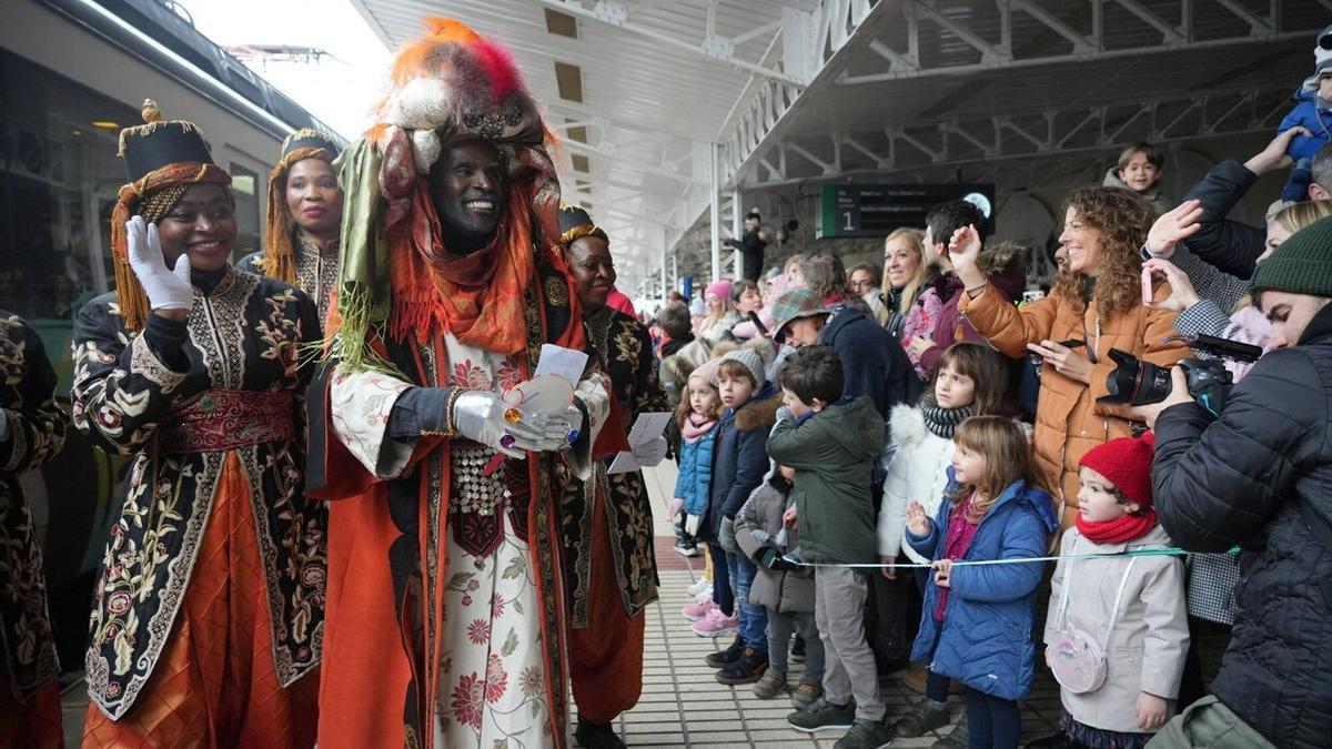 Melchor, Gaspar y Baltasar ya están en Vitoria