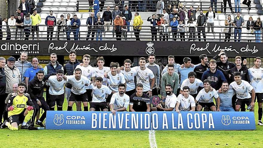 El Real Unión celebró su clasificación para el torneo del KO. | FOTO: N.G.