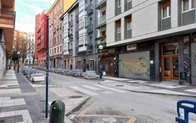 Obras para la reforma integral de la calle Aldabe de Vitoria Obras para la reforma integral de la calle Aldabe de Vitoria