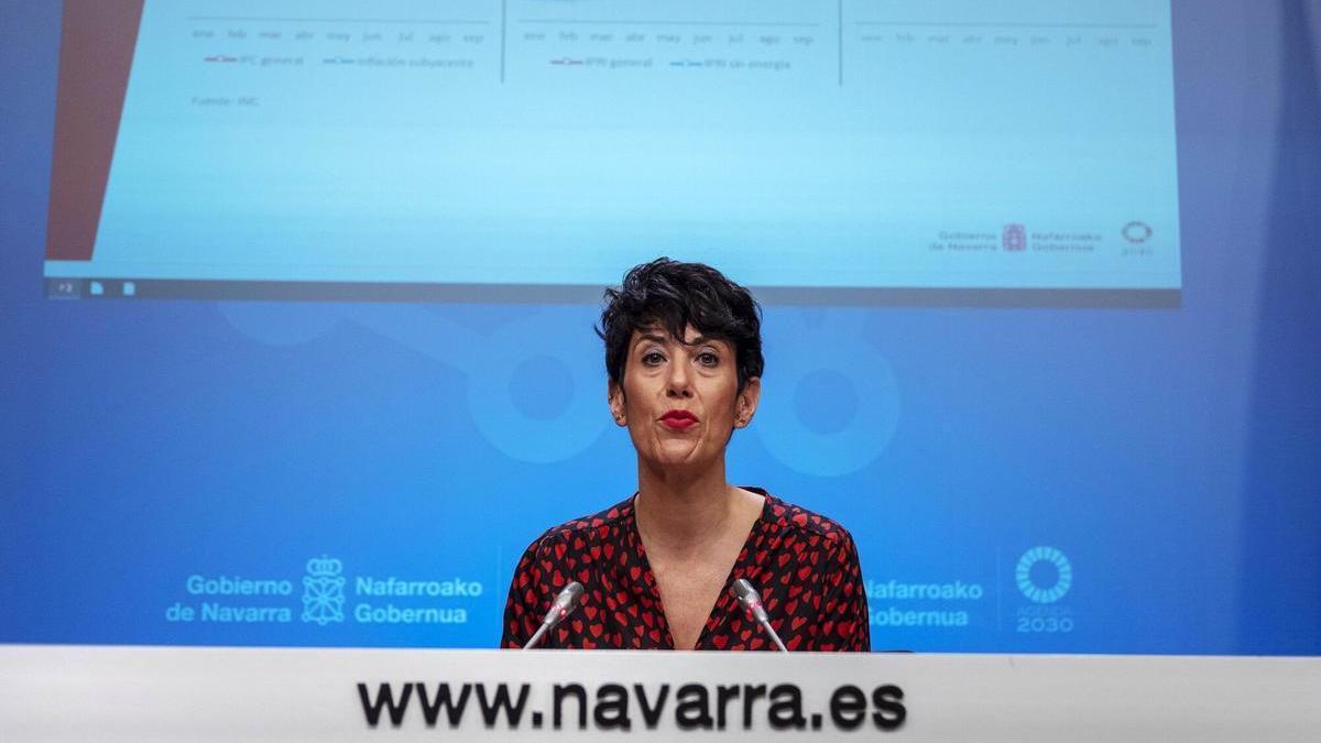 Saiz, durante la rueda de prensa.