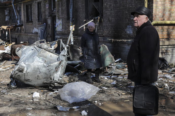 Las bombas han seguido cayendo sobre las principales ciudades ucranianas