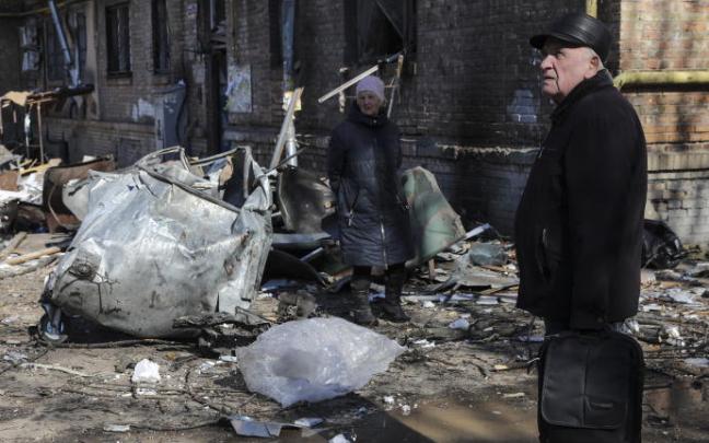Las bombas han seguido cayendo sobre las principales ciudades ucranianas