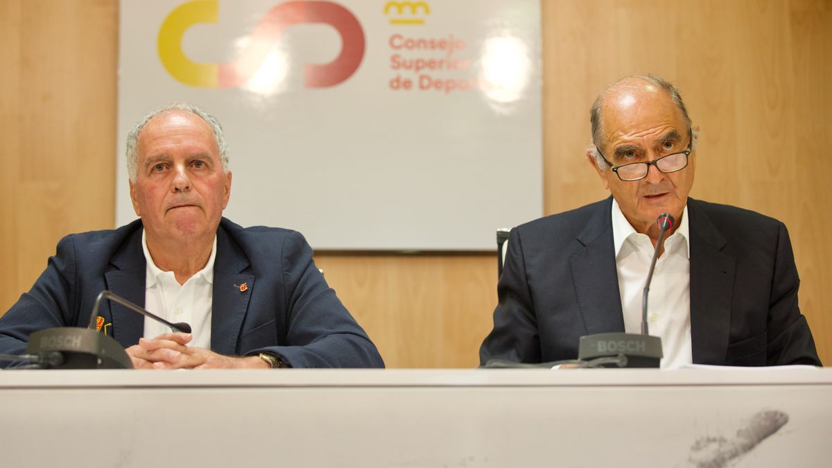 El expresidente de la FER Alfonso Feijoo y el vicepresidente José María Epalza.